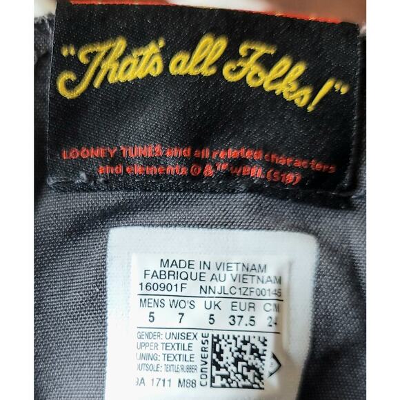 Converse Chuck Taylor All Stars Looney Tunes High Top Sneakers Athleisure Shoe‎ - Picture 11 of 11